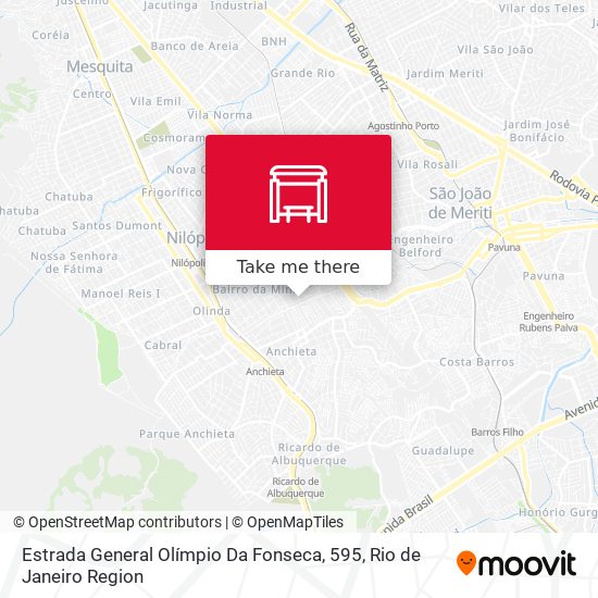 Estrada General Olímpio Da Fonseca, 595 map