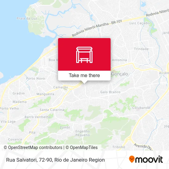 Rua Salvatori, 72-90 map