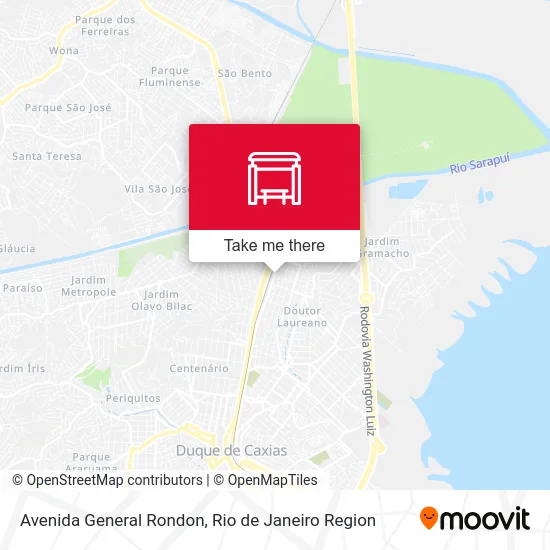 Avenida General Rondon map