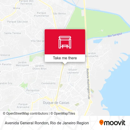 Avenida General Rondon map