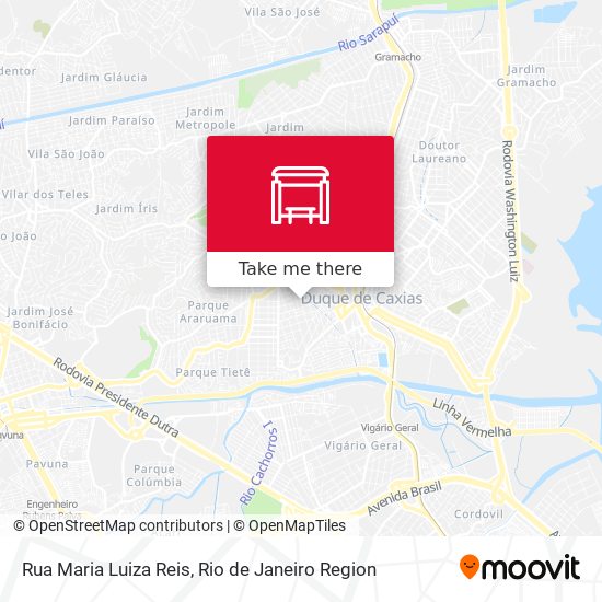 Rua Maria Luiza Reis map