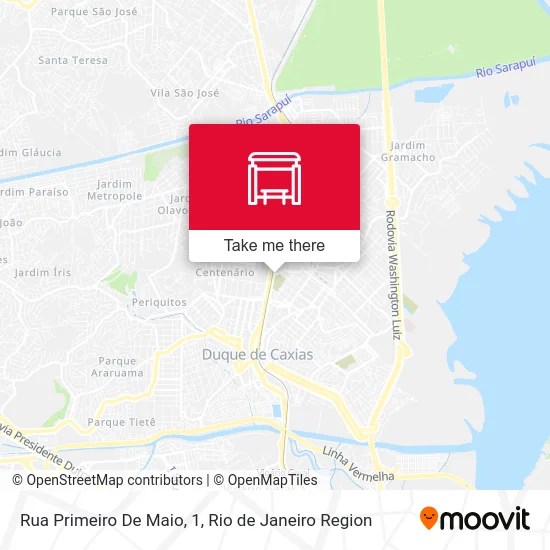 Rua Primeiro De Maio, 1 map