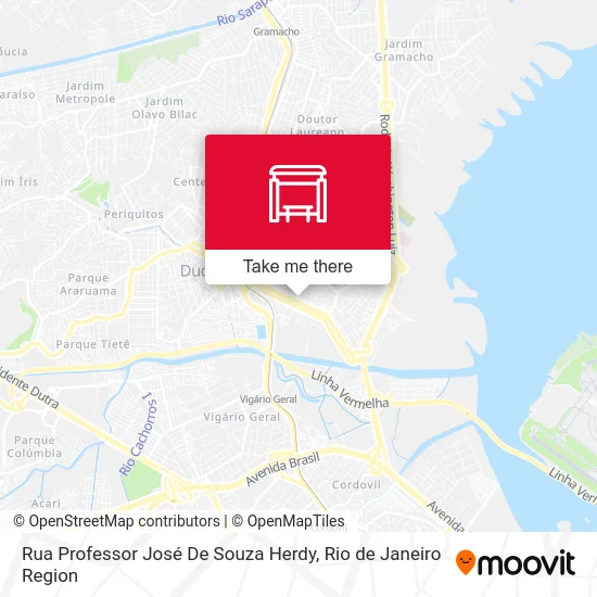Rua Professor José De Souza Herdy map