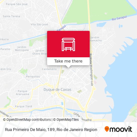 Rua Primeiro De Maio, 189 map