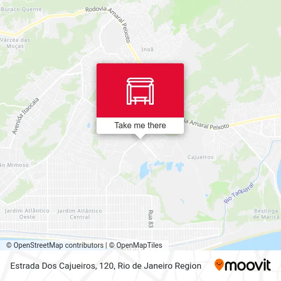 Estrada Dos Cajueiros, 120 map