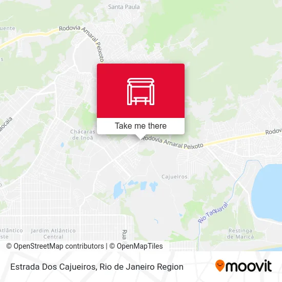 Estrada Dos Cajueiros map