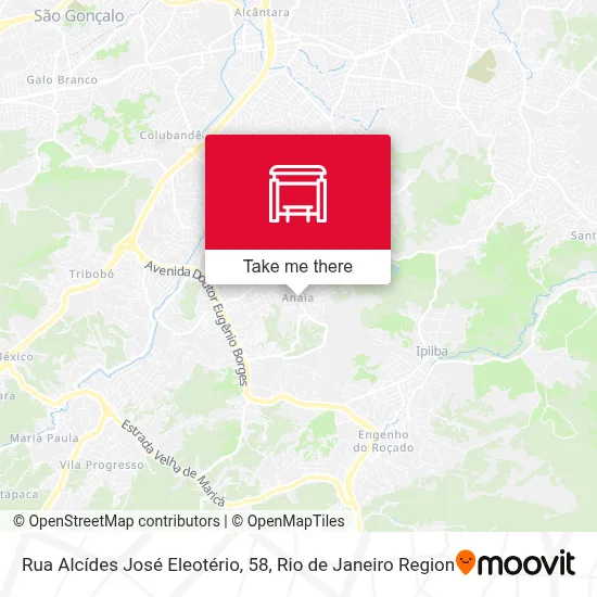 Rua Alcídes José Eleotério, 58 map