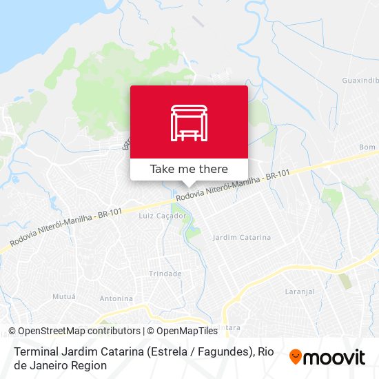 Terminal Jardim Catarina (Estrela / Fagundes) map