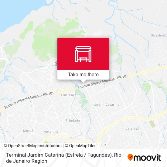 Terminal Jardim Catarina (Estrela / Fagundes) map