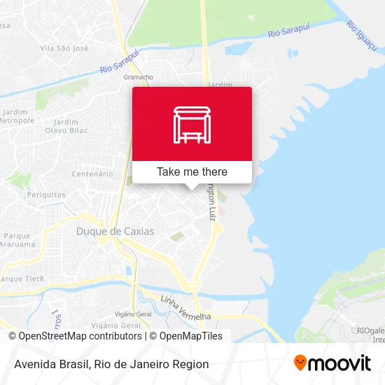 Avenida Brasil map