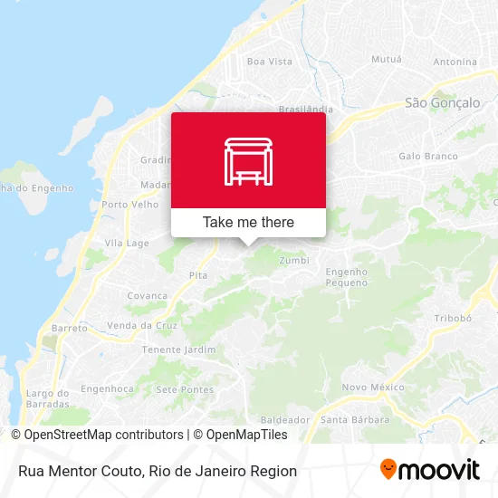 Rua Mentor Couto map