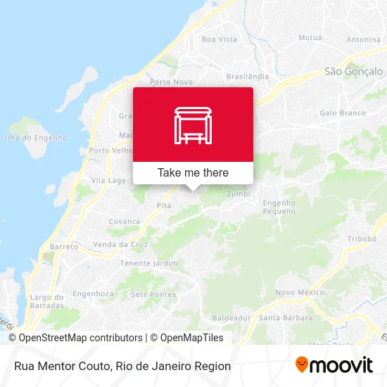 Rua Mentor Couto map