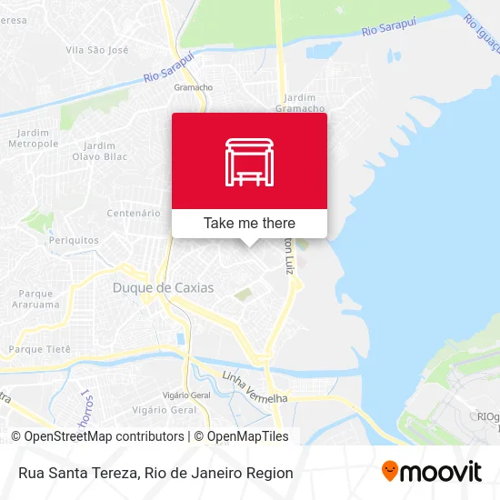 Rua Santa Tereza map