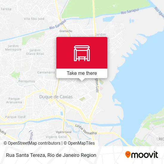 Rua Santa Tereza map