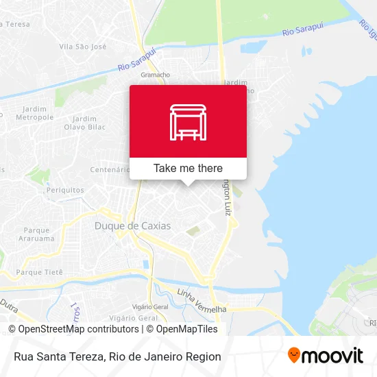 Rua Santa Tereza map