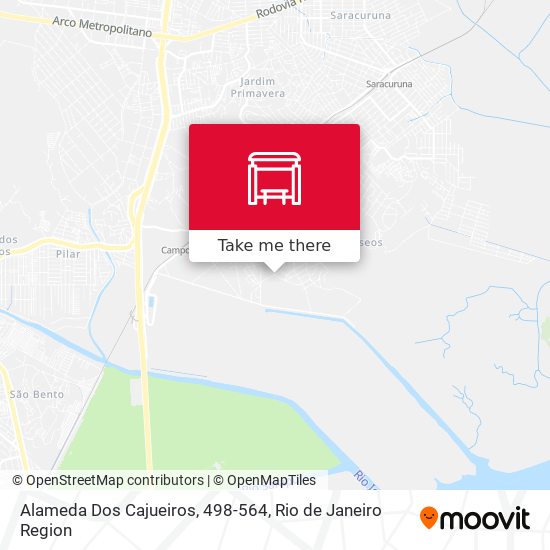 Alameda Dos Cajueiros, 498-564 map