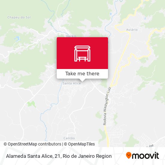 Alameda Santa Alice, 21 map