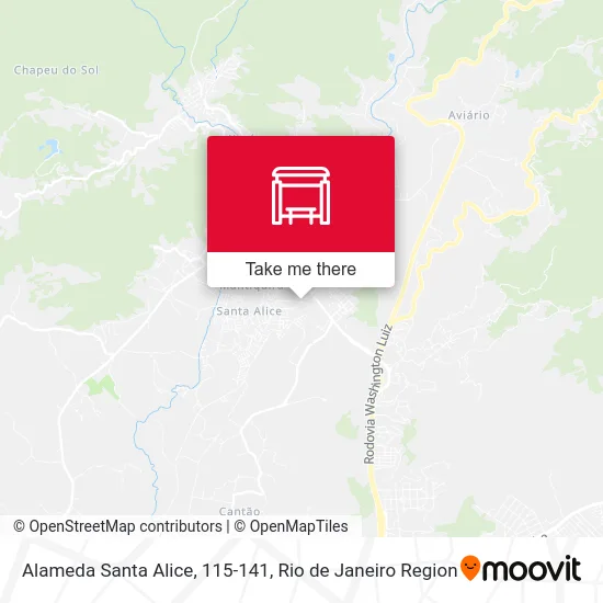 Alameda Santa Alice, 115-141 map