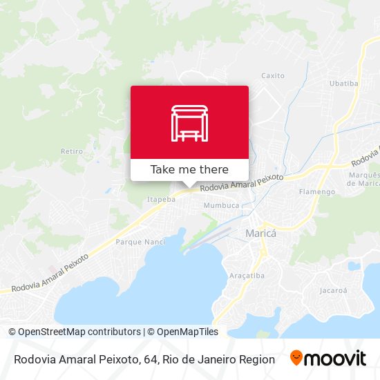 Rodovia Amaral Peixoto, 64 map