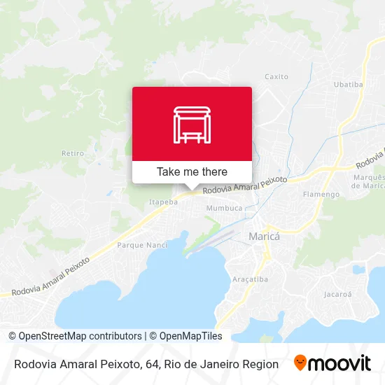 Rodovia Amaral Peixoto, 64 map