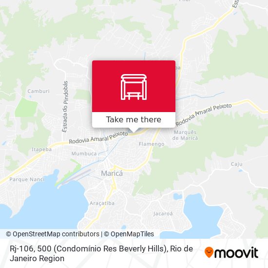 Rj-106, 500 (Condomínio Res Beverly Hills) map