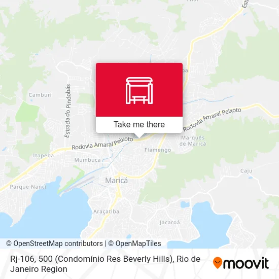 Rj-106, 500 (Condomínio Res Beverly Hills) map