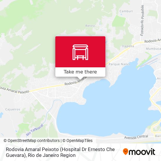 Rodovia Amaral Peixoto (Hospital Dr Ernesto Che Guevara) map