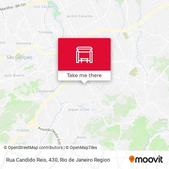 Rua Candido Reis, 430 map
