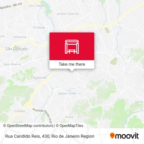 Rua Candido Reis, 430 map