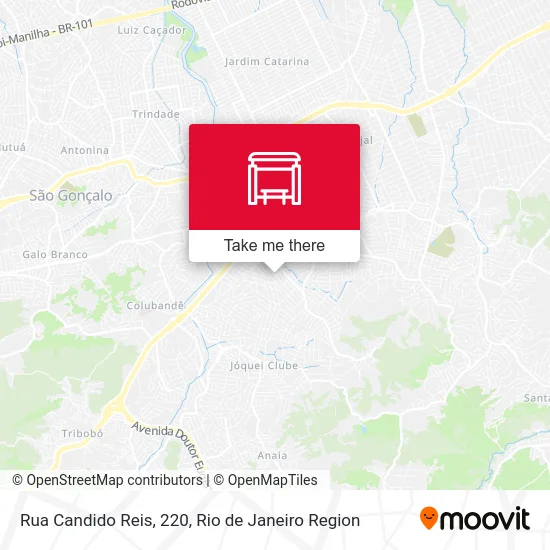 Rua Candido Reis, 220 map