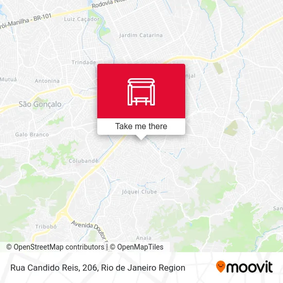 Rua Candido Reis, 206 map