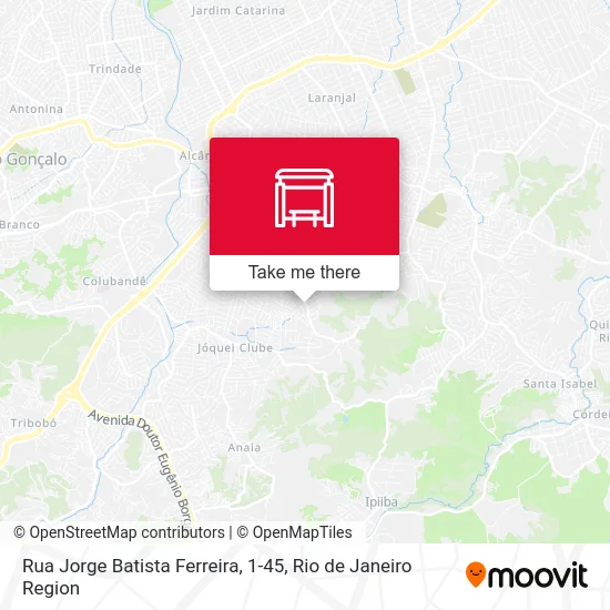 Rua Jorge Batista Ferreira, 1-45 map