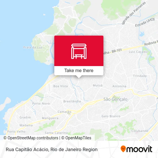 Rua Capitão Acácio map