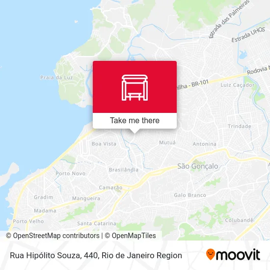 Rua Hipólito Souza, 440 map