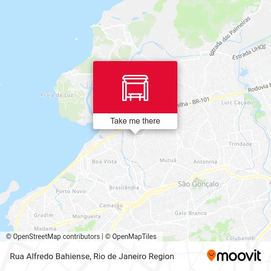 Rua Alfredo Bahiense map