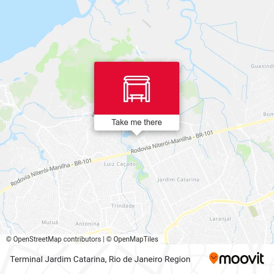 Terminal Jardim Catarina map