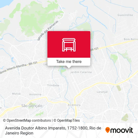 Avenida Doutor Albino Imparato, 1752-1800 map