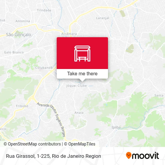 Rua Girassol, 1-225 map