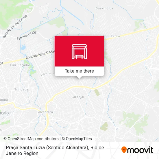 Praça Santa Luzia (Sentido Alcântara) map