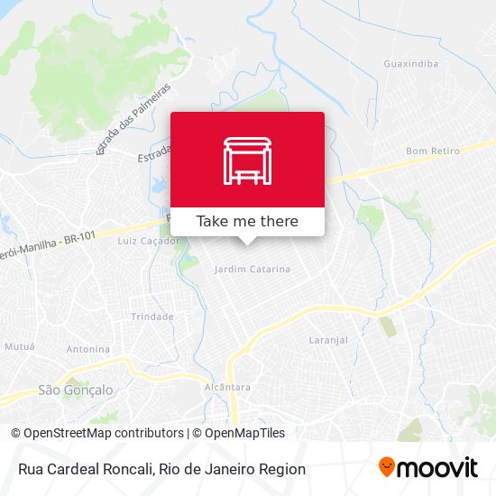 Rua Cardeal Roncali map