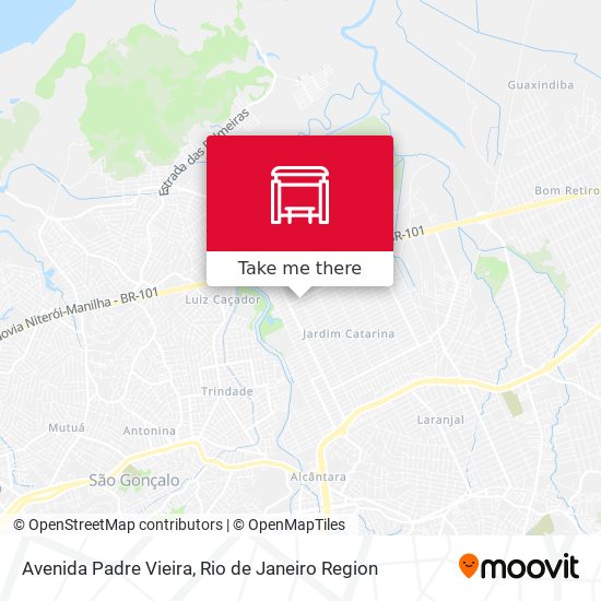 Avenida Padre Vieira map