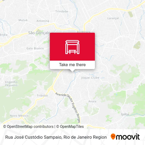 Rua José Custódio Sampaio map