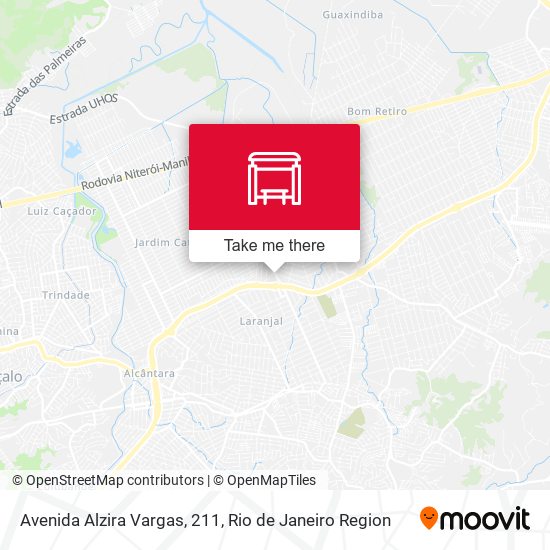 Mapa Avenida Alzira Vargas, 211