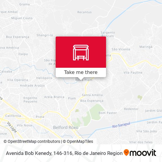 Avenida Bob Kenedy, 146-316 map