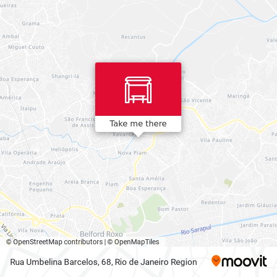 Rua Umbelina Barcelos, 68 map