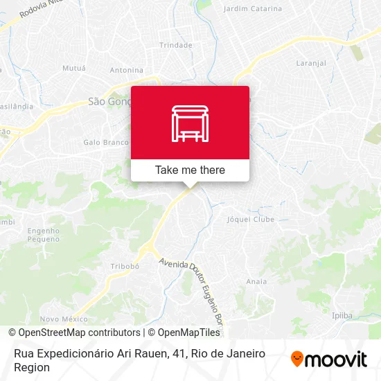 Rua Expedicionário Ari Rauen, 41 map