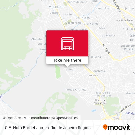 C.E. Nuta Bartlet James map