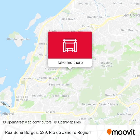 Rua Sena Borges, 529 map