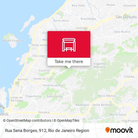 Rua Sena Borges, 912 map