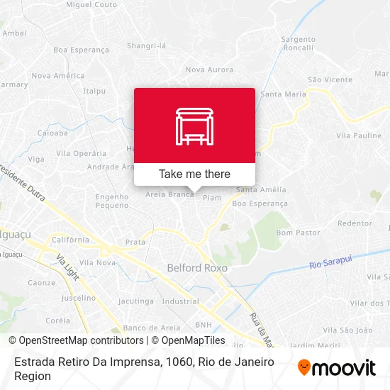 Estrada Retiro Da Imprensa, 1060 map